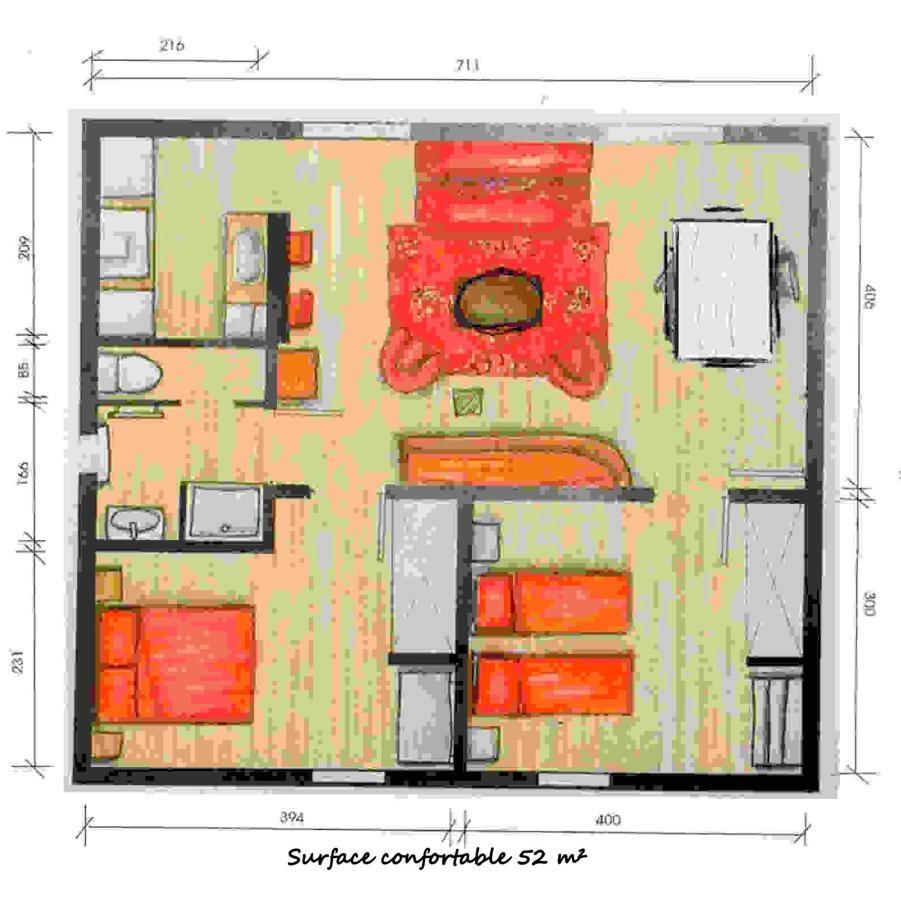 Le Flores Idealement Situe Centre Luz Appart T3 6 Personnes Parking Apartment Luz-Saint-Sauveur Luaran gambar